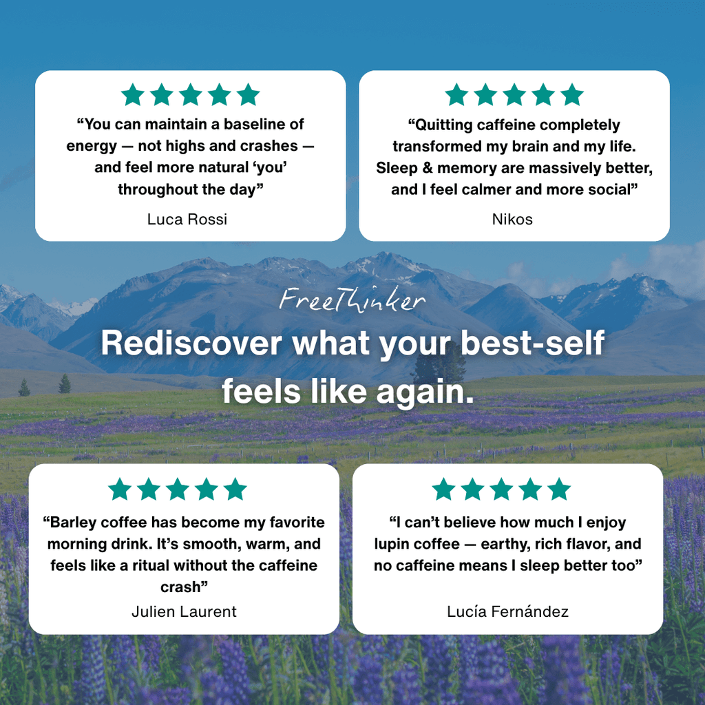 Sample Pack: 100% Naturally Caffeine-Free Brews For Recovering Coffee Addicts